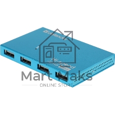 Концентратор USBы Defender Septima Slim, USB 2.0, USB 7 портов, блок питания/USB