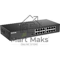 Коммутатор D-Link DGS-1016D/V/K1A 16x1Гбит/с неуправляемый