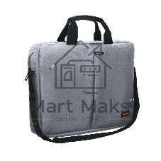 Сумка для ноутбука ExeGate Office F1590 Grey, серая, полиэстер, для ноутбуков до 15.6