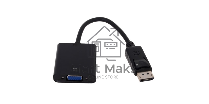Кабель-переходник DP --> VGA-F 0,2m, Telecom (TA522)