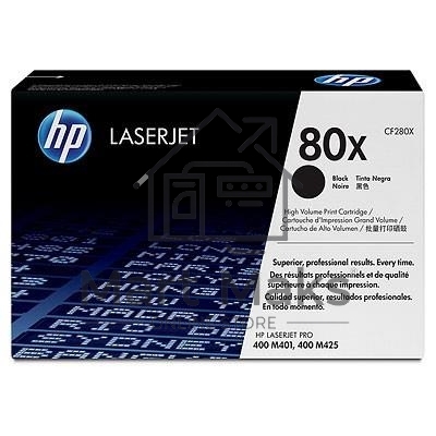 Картридж лазерный HP CF280X черный LaserJet Pro 400 M401/M425 (6900стр.)