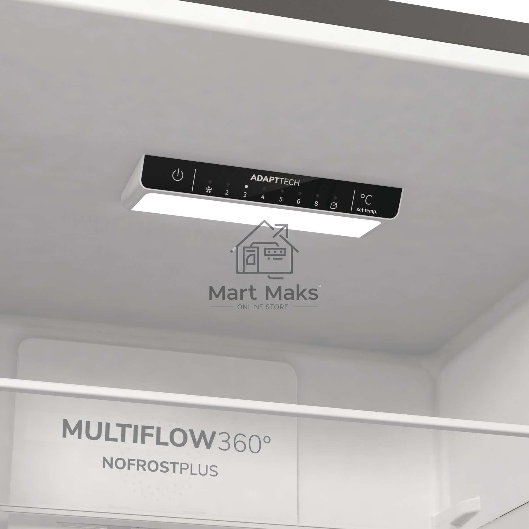 Холодильник Gorenje NRK6201PS4 серебристый металлик двухкамерный 235/96л морозилка снизу
