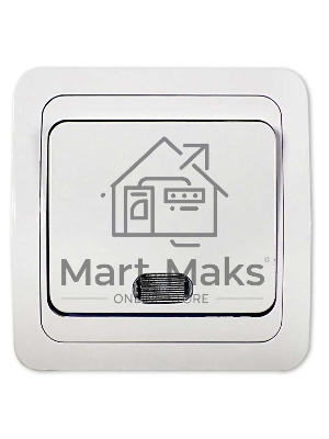 Выключатель 1-кл. CLASSICO с подсвет. 2121 белый ASD / IN HOME 4680005959853