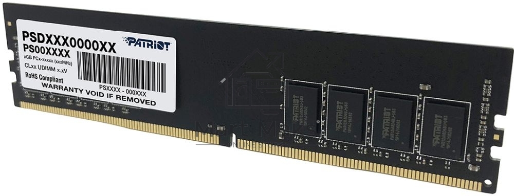 Оперативная память Patriot Signature, DDR4, 16GB (1x16 GB), 2666 MHz, CL19, DIMM