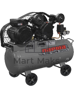 Компрессор поршневой Парма K-1500/50РМ масляный 202л/мин 50л 1500Вт серый/черный