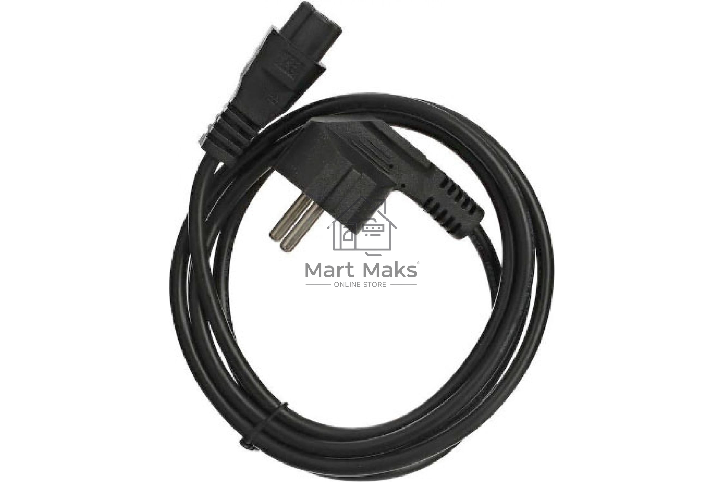 Кабель питания VCOM для ноутбуков 3М 3G*0.5mm 220V (CE022-CU) VDE стандарт