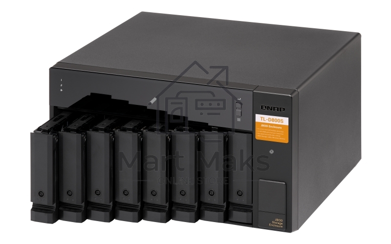 Полка расширения сетевого хранилища без дисков SMB QNAP TL-D800S SATA expansion enclosure, 8-tray 3,5