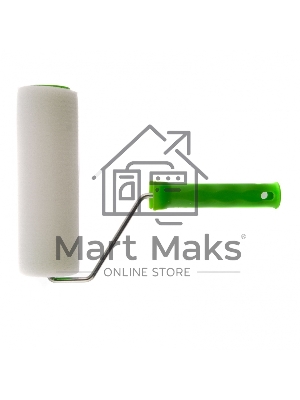 Валик Сибртех Поролон с ручкой, 200 мм, D 48 мм, D ручки 6 мм