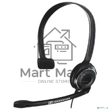 Гарнитура проводная Sennheiser PC 7 USB моно накладная закрытая 42-17000Гц 2м USB 95дБ микрофон 90-15000Гц