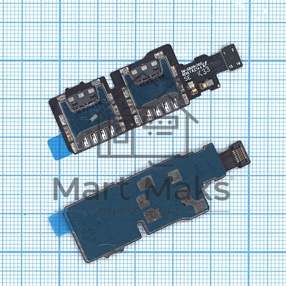 Слот Sim-карты для Samsung Galaxy S5 mini SM-G800