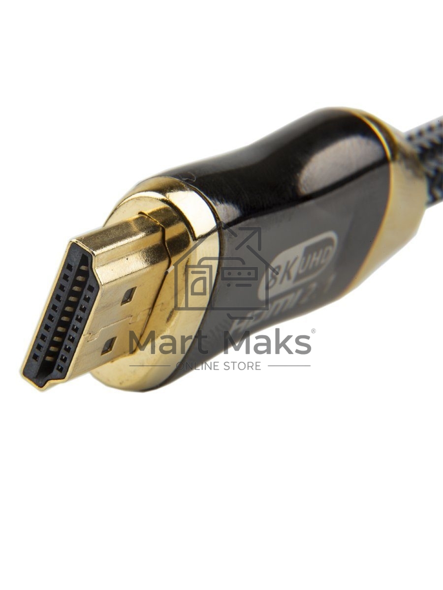 Кабель HDMI 19M/M,ver. 2.1, 8K@60 Hz 1.5m метал разъемы, нейлоновая оплетка Telecom <TCG300-1.5M> Кабель HDMI 19M/M,ver. 2.1, 8K@60 Hz 1.5m метал разъемы, нейлоновая оплетка Telecom