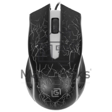 Мышь проводная Oklick 395M SHADOW черный, 1500 dpi, USB, кнопки - 3