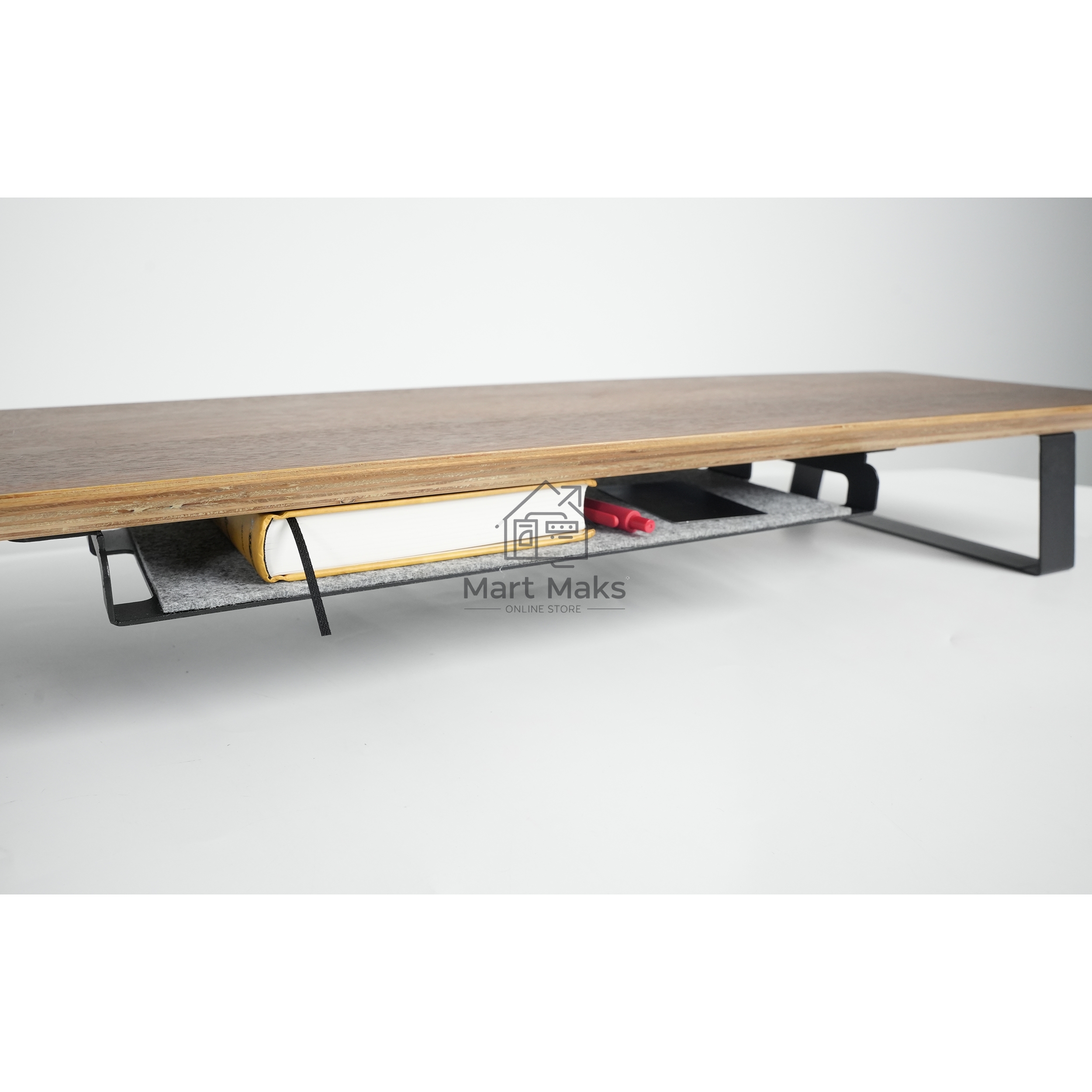 Кронштейн Bracket Shelf GEEK NOOK 45x3.7x23.6 см, черный