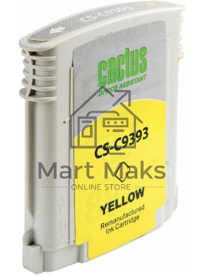 Картридж струйный Cactus CS-C9393 желтый для №88 HP Officejet Pro K550 (29мл)