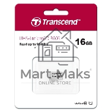 Флеш карта microSD 16Gb Transcend microSDHC Class 10 UHS-1 U1, (без адаптера), TLC