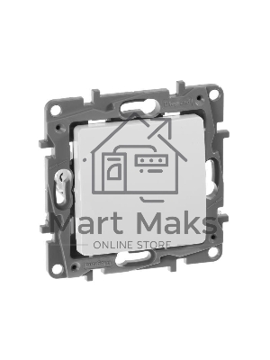 Выключатель 10АХ, на винтах, бел. ETIKA 