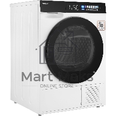 Сушильная машина Weissgauff WD 999 Heat Pump Full Touch белый/черный, 10 кг, сушка - тепловой насос, программ - 16, 60 x 85 x 62 см