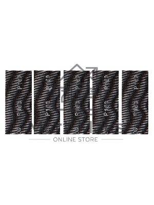 Сетка абразивная Сибртех, P 100, 115 х 280 мм, 5 шт.