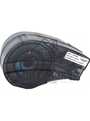 Картридж ленточный Cactus CS-M21-750595WT черный шрифт, белый фон (19.1 мм, 6.4 м) для Brady BMP21-PLUS, BMP21-LAB