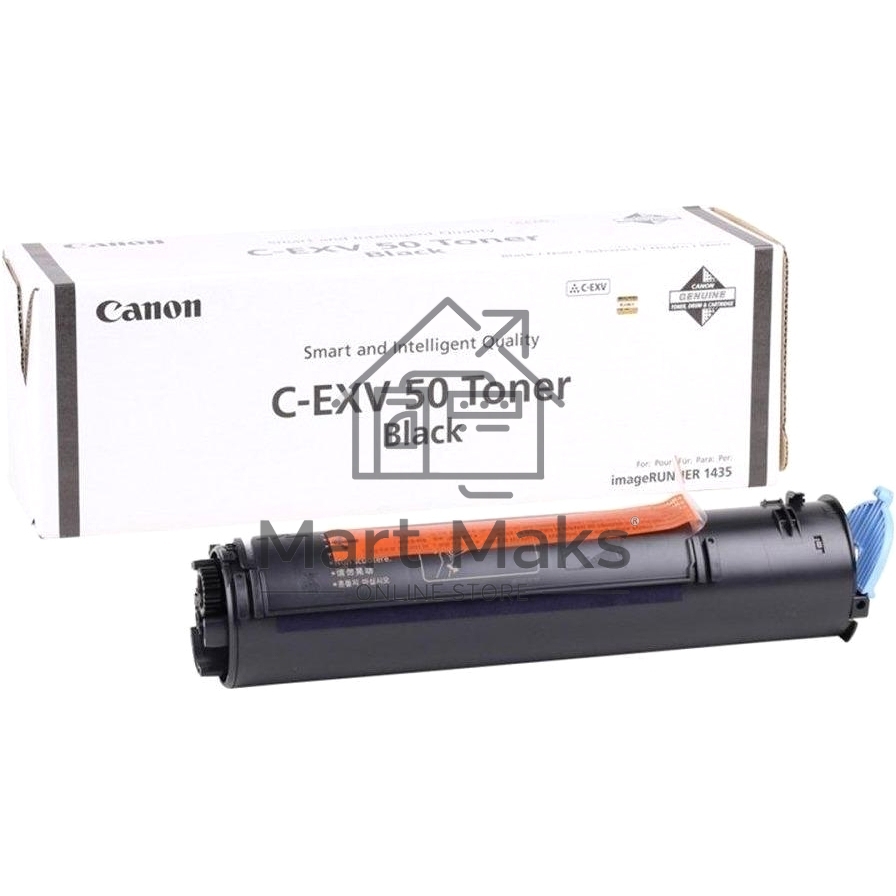 Картридж лазерный Canon C-EXV 50 Toner Black (9436B002), черный, 17600 стр при 6% (689g*1), для IR1435/1435i/1435iF