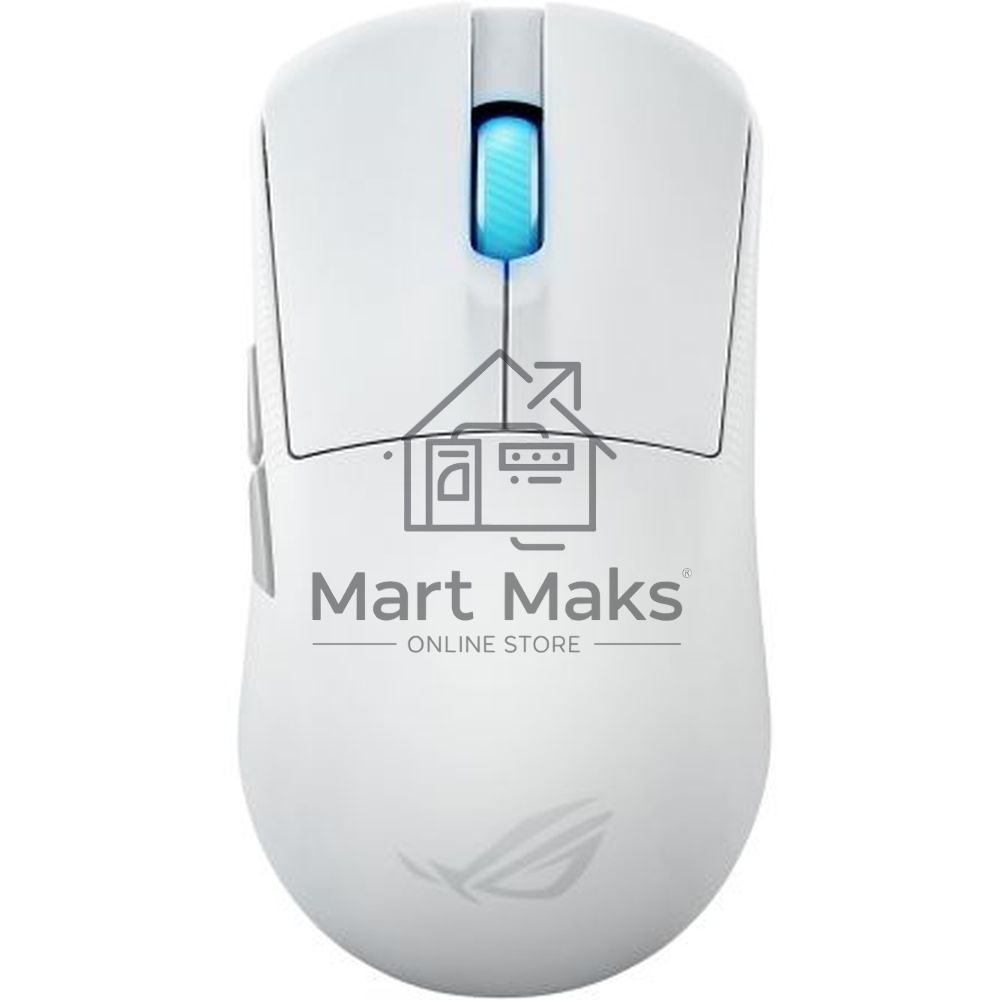 Мышь беспроводная ASUS ROG Harpe Ace Mini белый, 42000 dpi, радиоканал, Bluetooth, USB, кнопки - 5