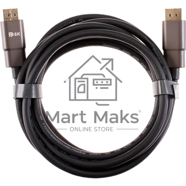 Кабель соединительный DISPLAY PORT v1.4, 8K@60Hz, 2m Aopen/Qust<ACG633-2M>