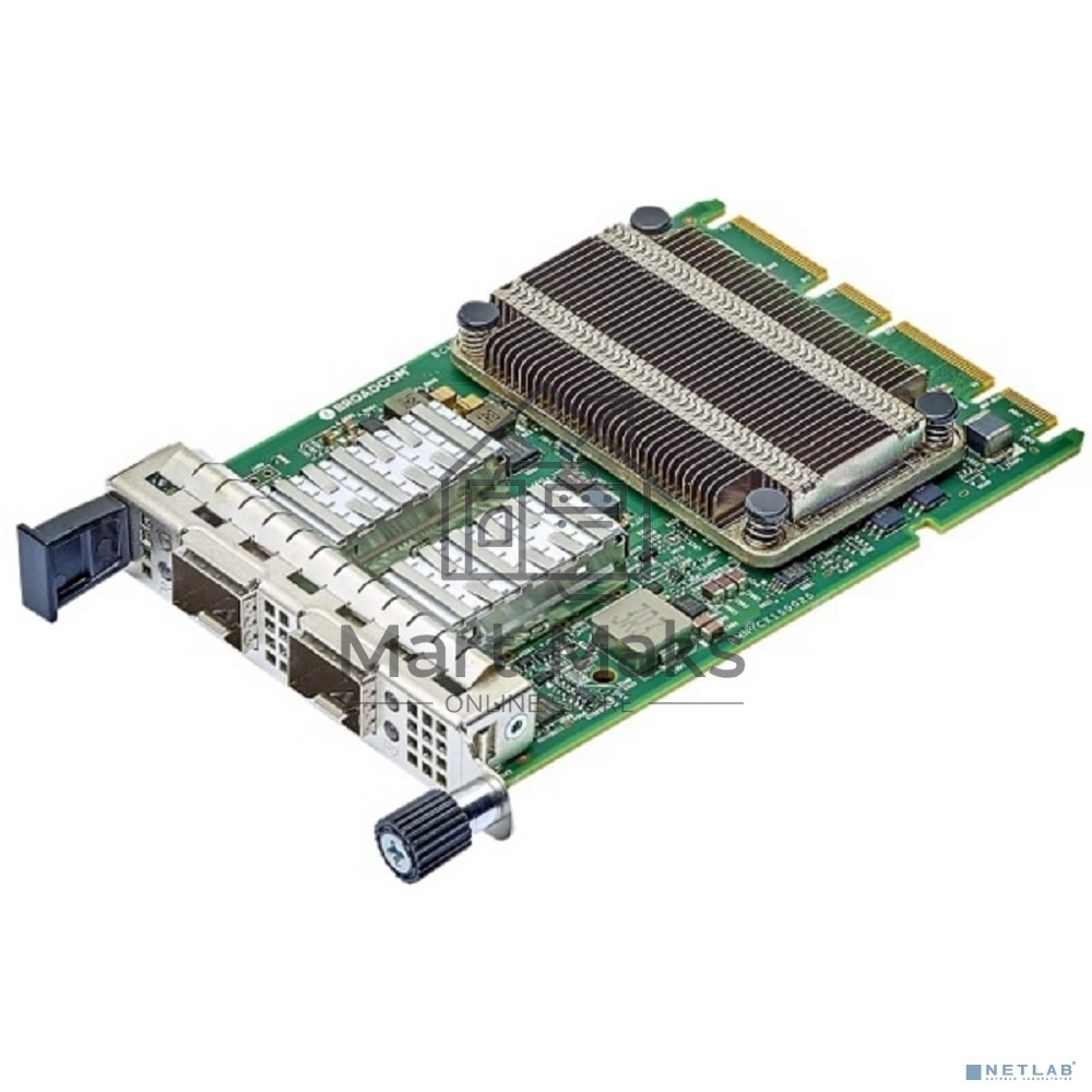 Сетевая карта Broadcom NetXtreme N225P (BCM957414N4140C) 2x25GbE (25/10GbE), PCIe 3.0 x8, SFP28, BCM57414, OCP 3.0, Ethernet Adapter