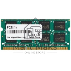 Оперативная память Foxline, DDR4, 8GB (1x8 GB), 3200 MHz, CL22, SO-DIMM