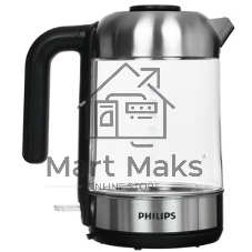 Чайник электрический Philips HD9339/80 1.7 л, 2200 Вт, прозрачный (корпус: стекло)