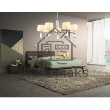 Люстра Ambrella light LH71303/7 CGD/WH золото/белый E14/7 max 40W D860*740