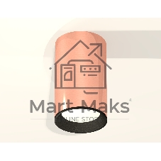 Светильник Ambrella Light XS6326002 PPG/SBK золото розовое полированное/черный песок MR16 GU5.3 (C6326, N6102)