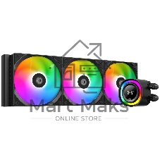 Система жидкостного охлаждения ID-Cooling FX360 TD ARGB Soc-AM5/AM4/1200/1700/1851 черный 4-pin 27.2dB Al+Cu LCD 350W Ret