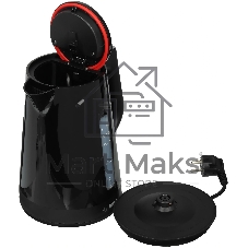 Чайник электрический Bosch TWK1M123 черный, 1.7 л, 2400 Вт, скрытый нагревательный элемент