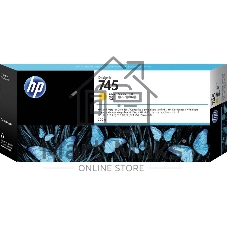 Картридж струйный HP 745 300мл желтый Ink Cartridge