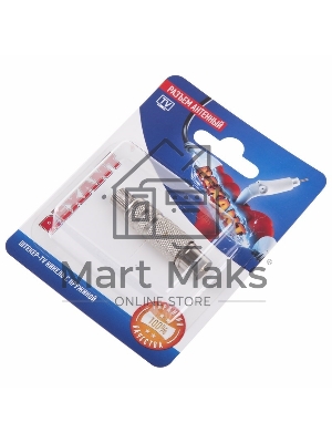 Разъем антенный на кабель штекер-TV никель с пружиной блист. Rexant 06-0016-A