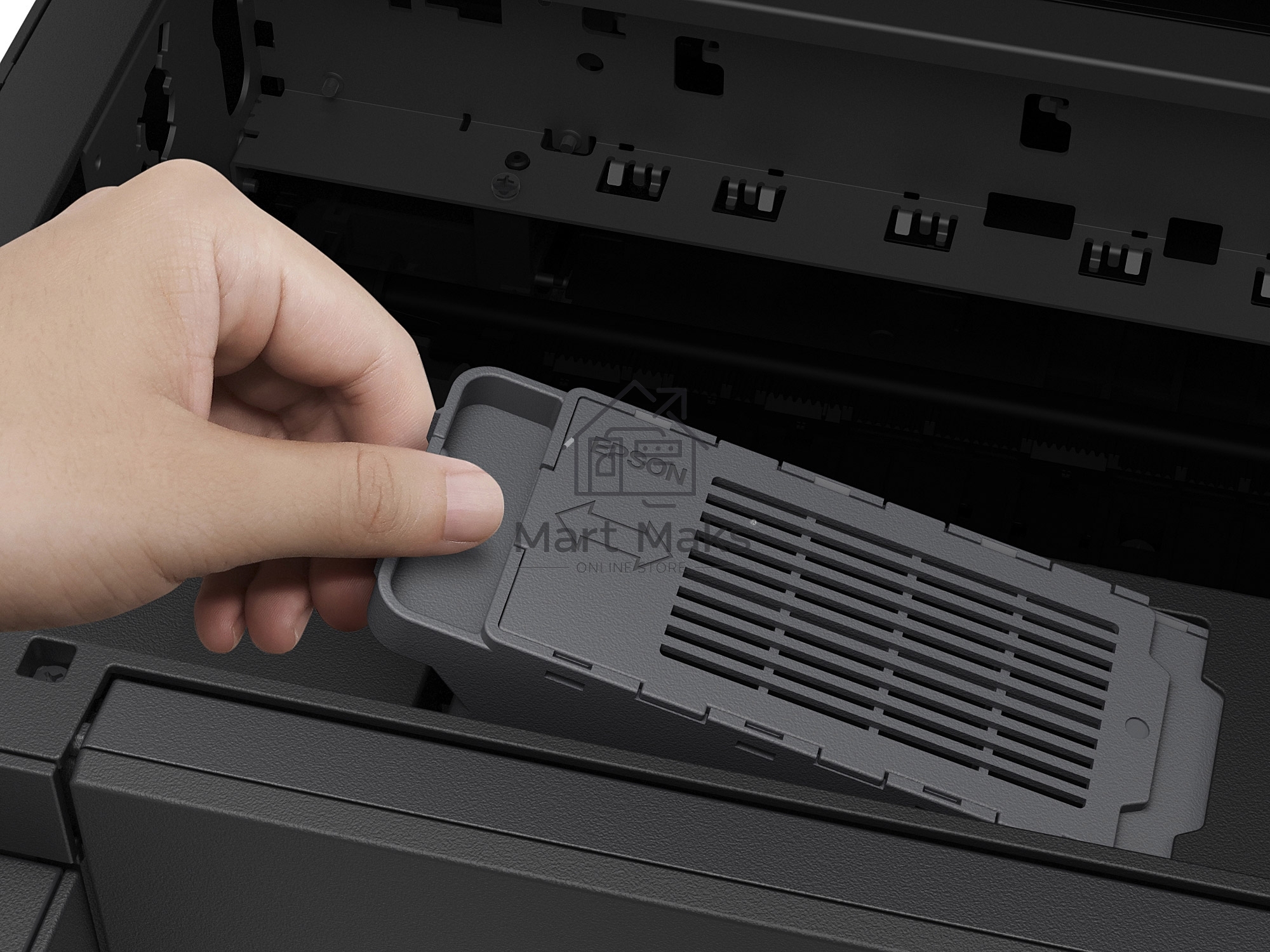МФУ струйный Epson M15140 (C11CJ41404), A3+, ч/б, печ. до 25 стр/мин., скан. до 26 стр/мин., 2400 x 4800 dpi (печать) 1200x2400dpi (скан.), USB, RJ-45, Wi-Fi