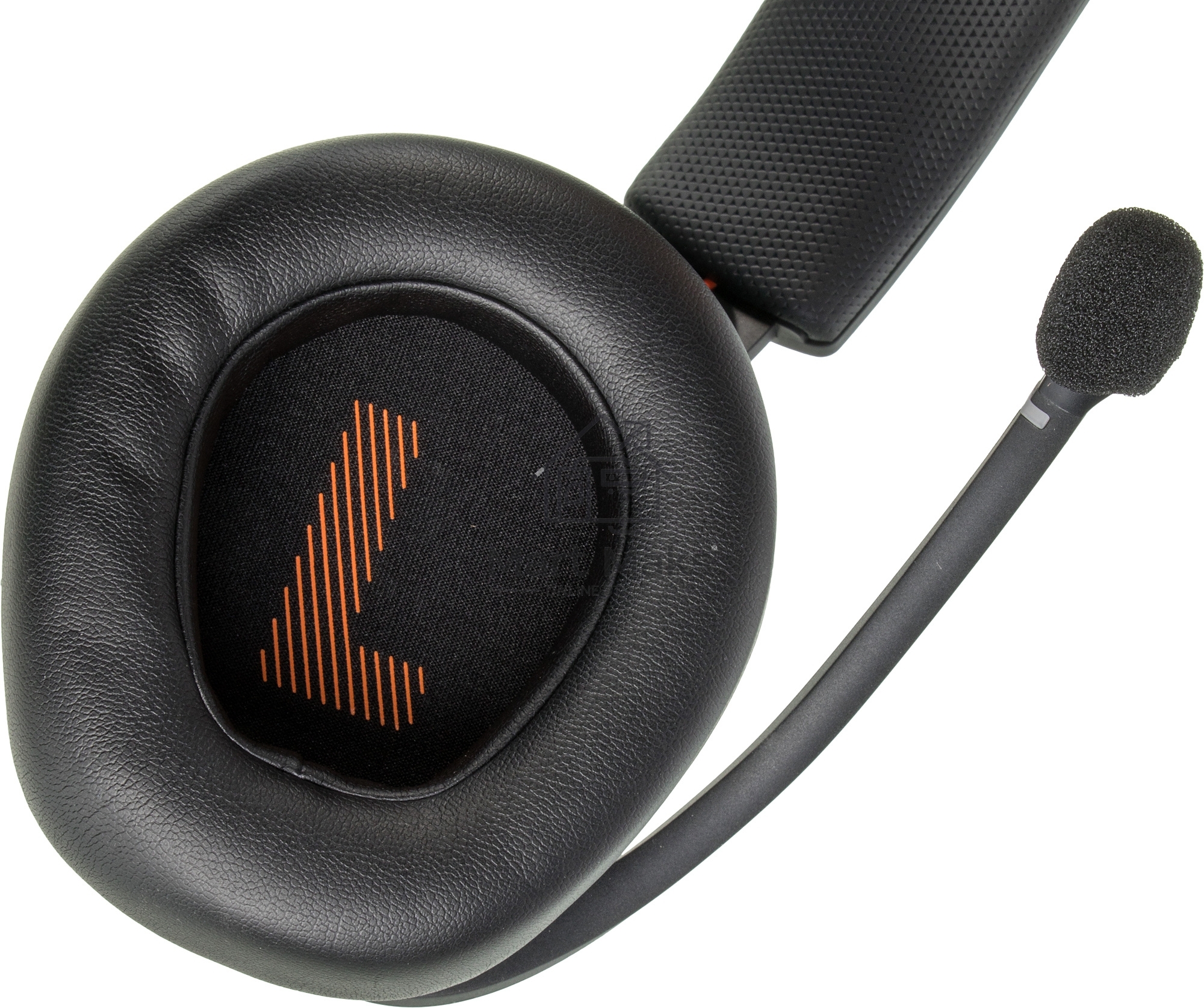 Гарнитура игровая с микрофоном JBL Quantum 400 черный оголовье USB (JBLQUANTUM400BLK)