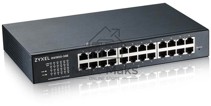 Коммутатор Zyxel GS1900-24E-EU0103F 24G управляемый