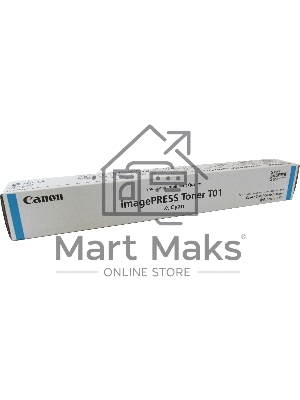 Картридж лазерный Canon TONER T01 голубой (59 500 стр.) для Canon imagePRESS C710, C810, C910