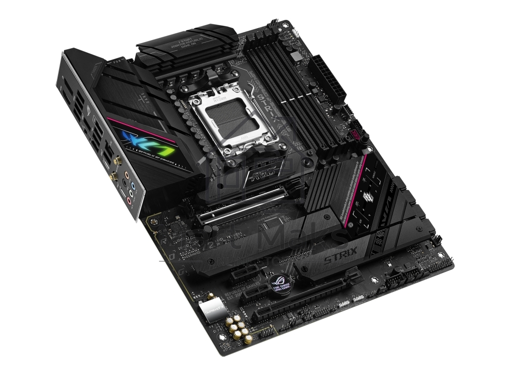 Материнская плата ASUS ROG STRIX B650E-F GAMING WIFI, AM5, AMD B650, 4xDDR5, 4xSATA, 3xM.2, 1xPCI-E 5.0 x16, 1xPCI-E 4.0 x4, 2xPCI-E x1, 1xHDMI, 1xDP, 1x 2.5Gb LAN, 4xUSB-A 2.0, 4xUSB-A 3.2 Gen 1, 2xUSB-A 3.2 Gen 2, 1xUSB-C 3.2 Gen 2, 1xUSB-C 3.2 Gen 2x2,