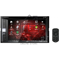 Автомагнитола JVC KW-V250BTM, 2 DIN, 6.2