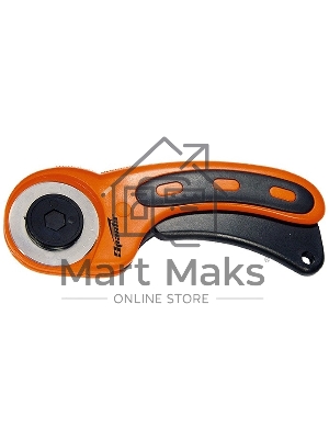 Нож, 45 мм, вращающееся лезвие-ролик диаметром, пластмассовая ручка пистолетного типа Sparta