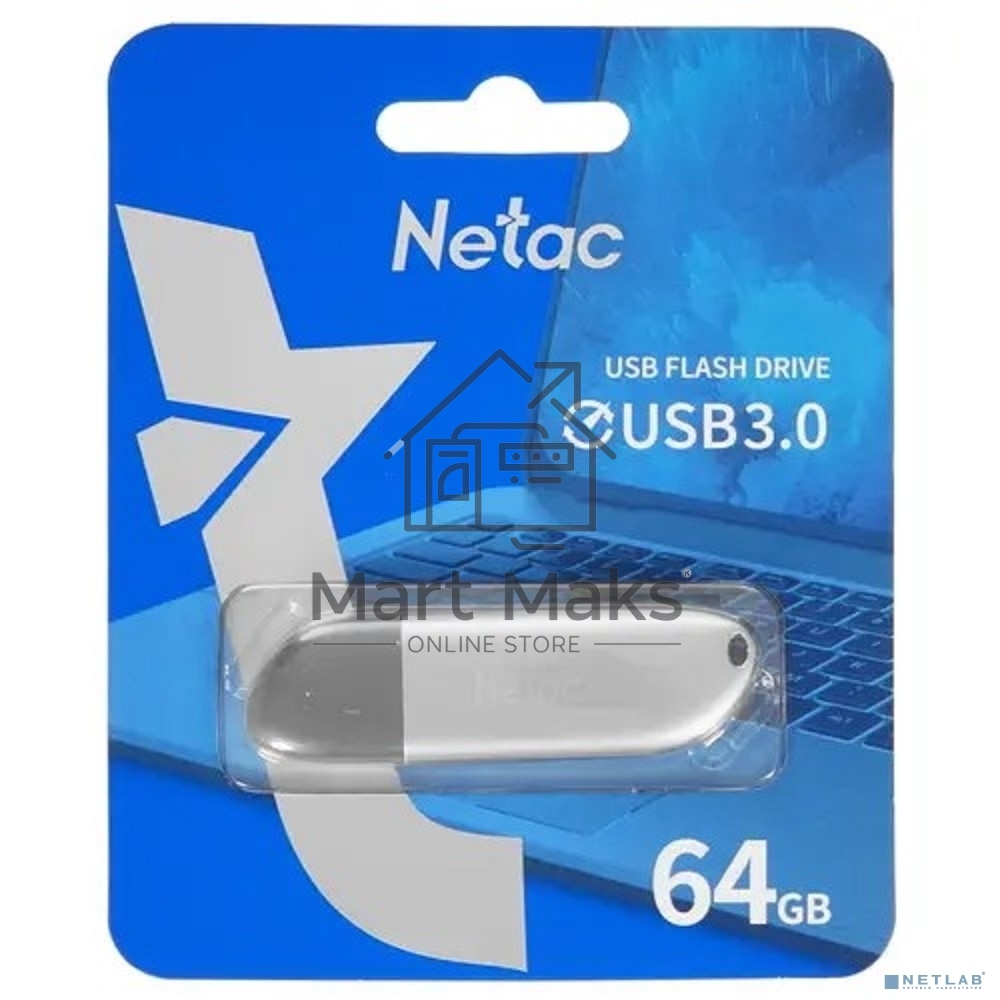 Флешка USB R/W R/W Drive Netac U352 USB3.0 64GB, retail version