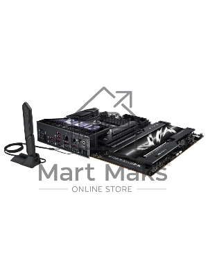 Материнская плата ASUS ROG CROSSHAIR X870E HERO, AM5, AMD X870E, 4xDDR5, 4xSATA, 5xM.2, 2xPCI-E 5.0 x16, 1xHDMI, 2xUSB-C (видео), 2x 5Gb LAN, 6xUSB-A 3.2 Gen 2, 2xUSB-C 3.2 Gen 2, 2xUSB4, 2x3.5 мм, 7.1, ATX