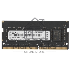 Оперативная память Foxline, DDR4, 8GB (1x8GB), 3200 MHz, CL22, без радиатора, ECC, SO-DIMM