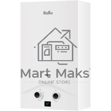 Колонка газовая Ballu GWH 10 Warmix белый, проточный, 10 л/мин, 20 кВт