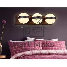 Настенный светильник FW560/3 SCF кофе песок LED 3000K 15W 370*80*138