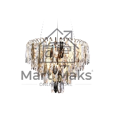 Светильник Ambrella light TR5256/8 SGD/CL золото/прозрачный E27*8 max 40W D500*350