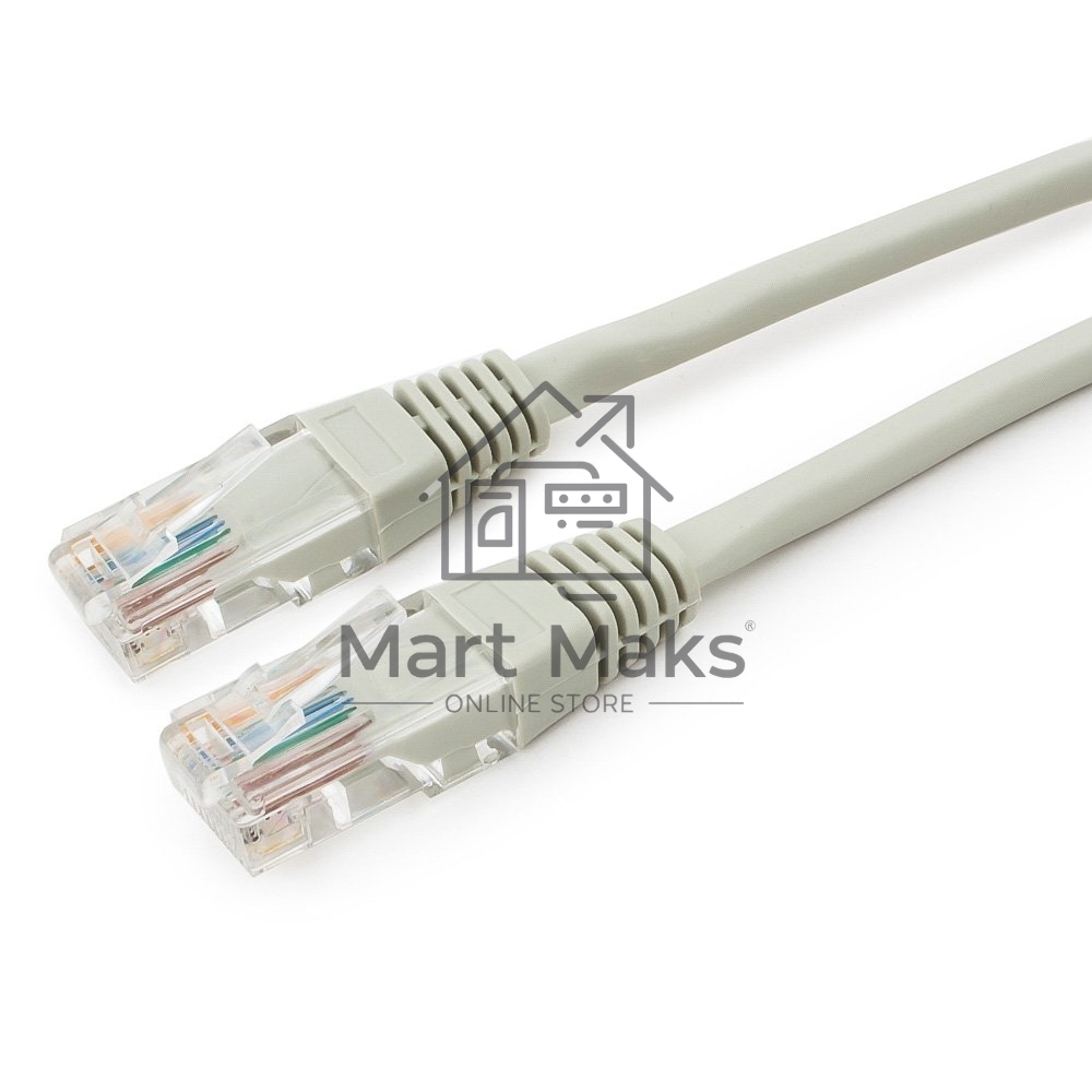 Патч-корд медный UTP Cablexpert PP10-3M кат.5e, 3м, литой, многожильный (серый)
