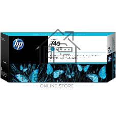 Картридж струйный HP 745 300мл голубой Ink Cartridge